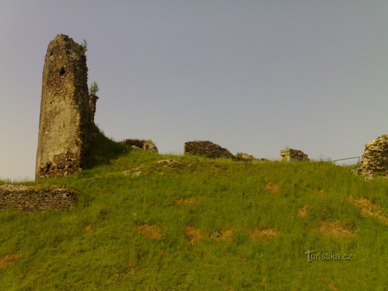 de ruïnes van het kasteel van Lichnice