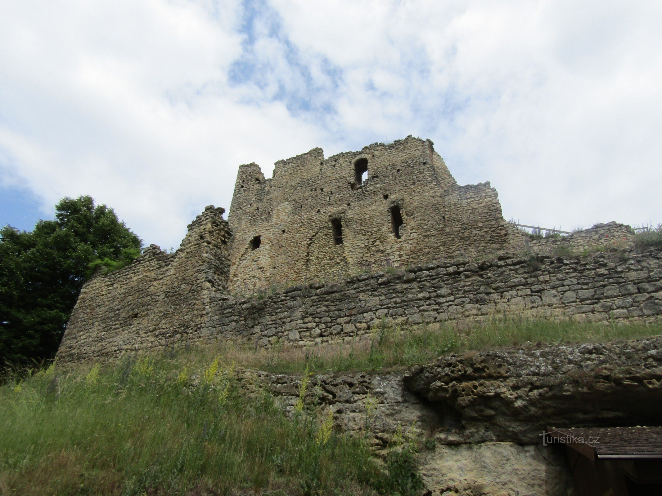 Ruinerna av Michalovice slott