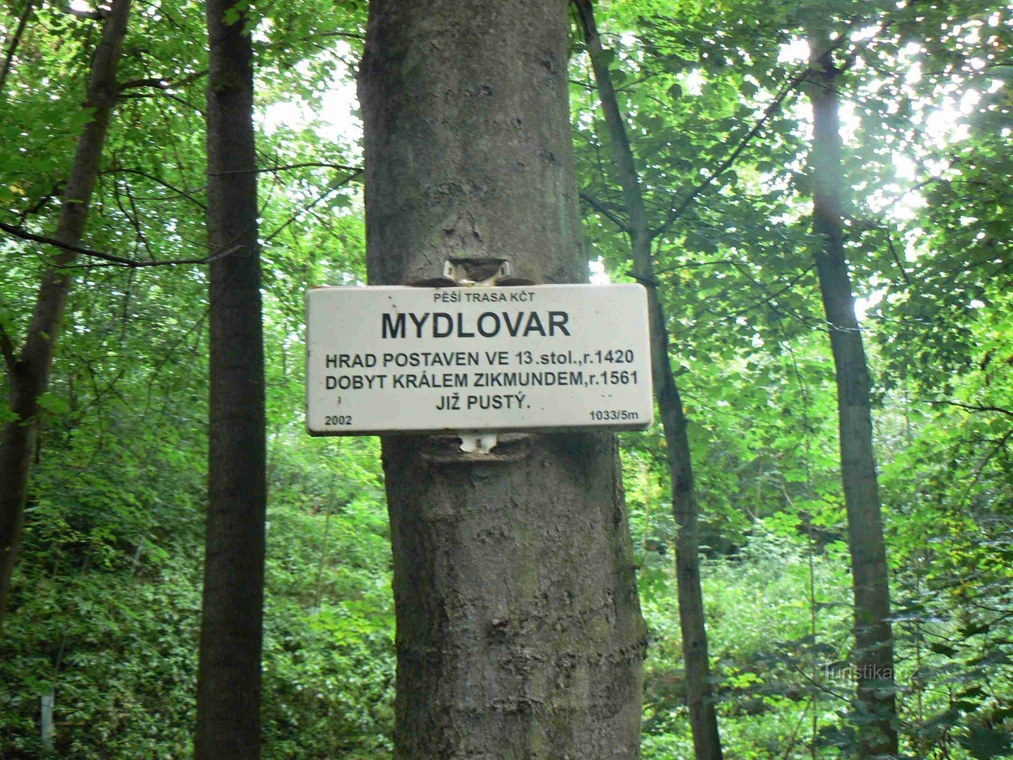 Zricenina hradu Mydlovar