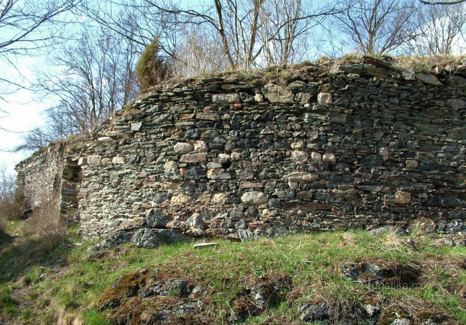 ruinerne af Preitenstein Castle (Holland)