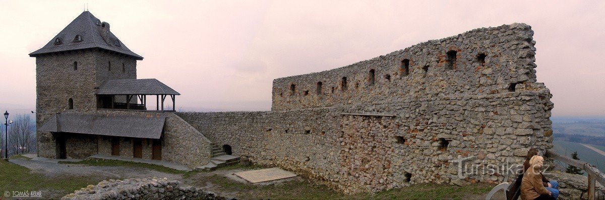 The ruins of Starý Jičín Castle
