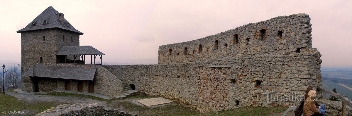 Die Burgruine Starý Jičín