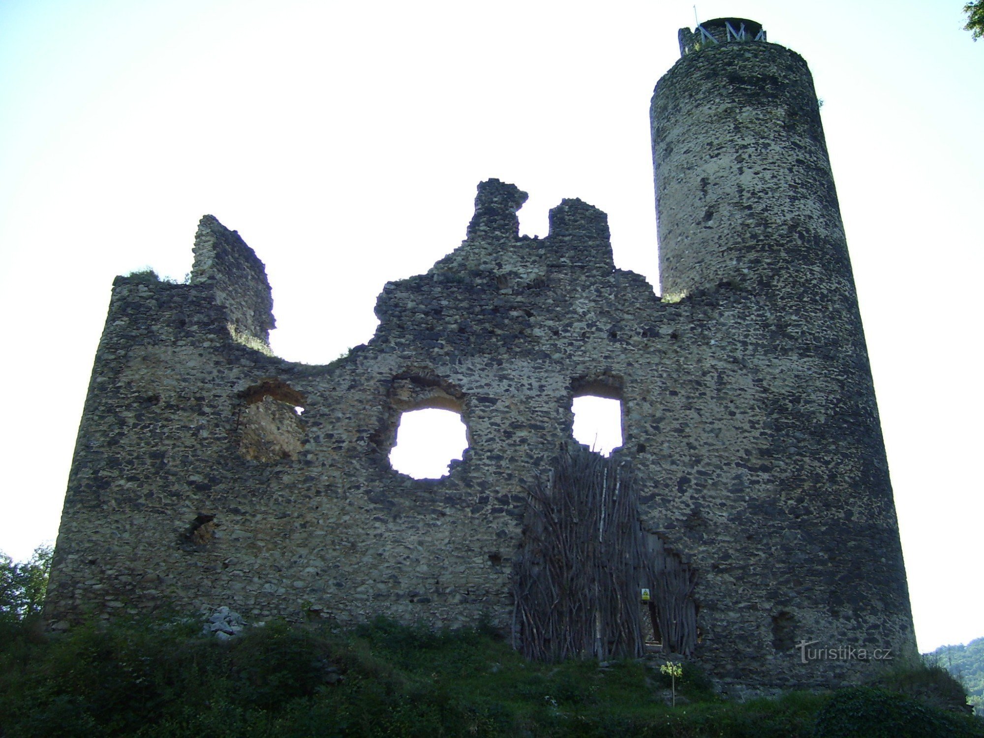 As ruínas do Castelo de Sukoslav - Kostomlaty pod Milešovka