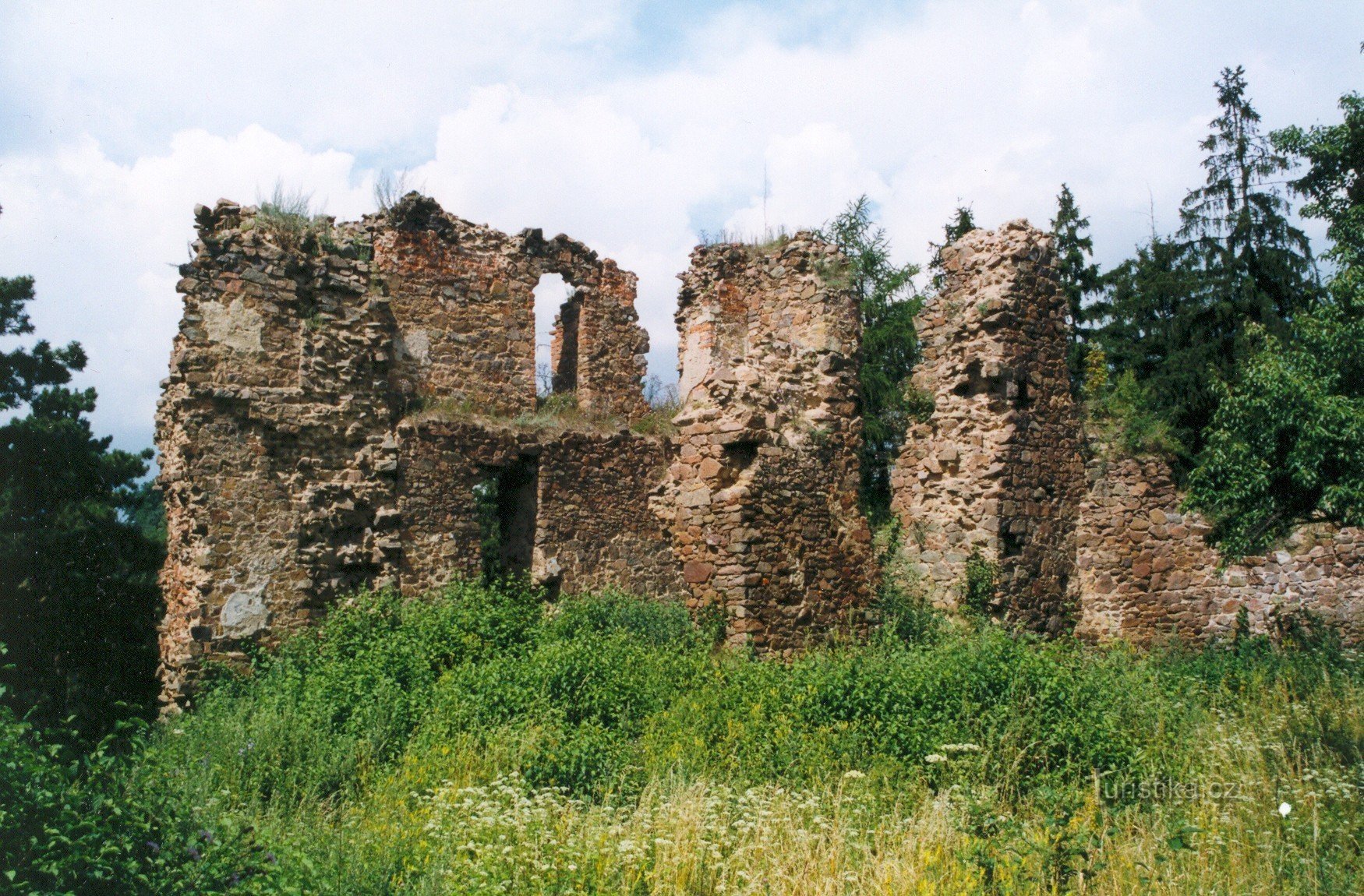 As ruínas do castelo de Žumberk