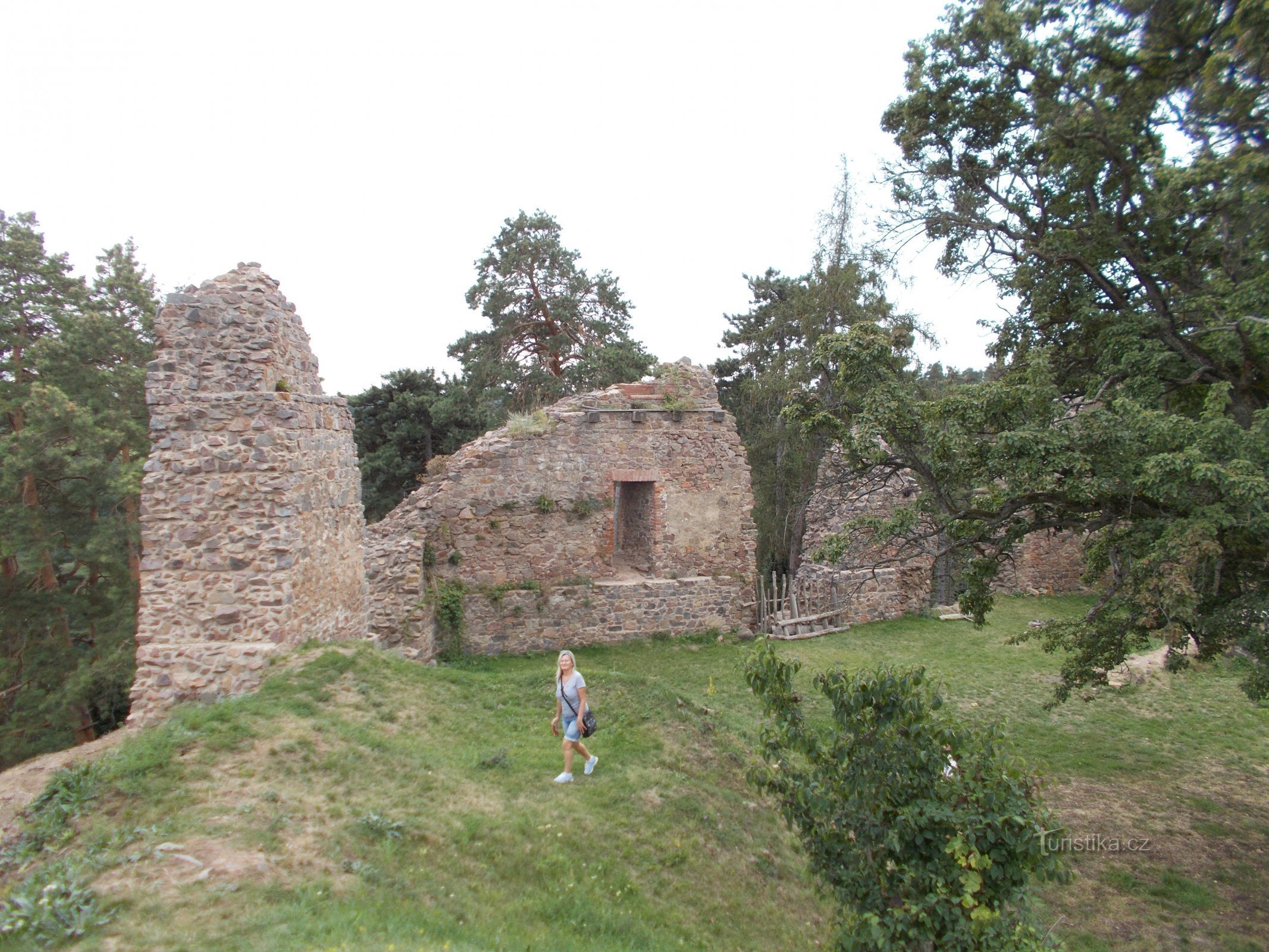 As ruínas do castelo de Žumberk