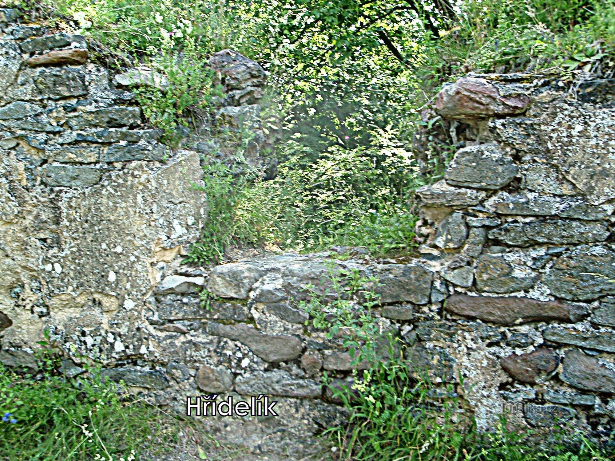 The ruins of Hřídelík