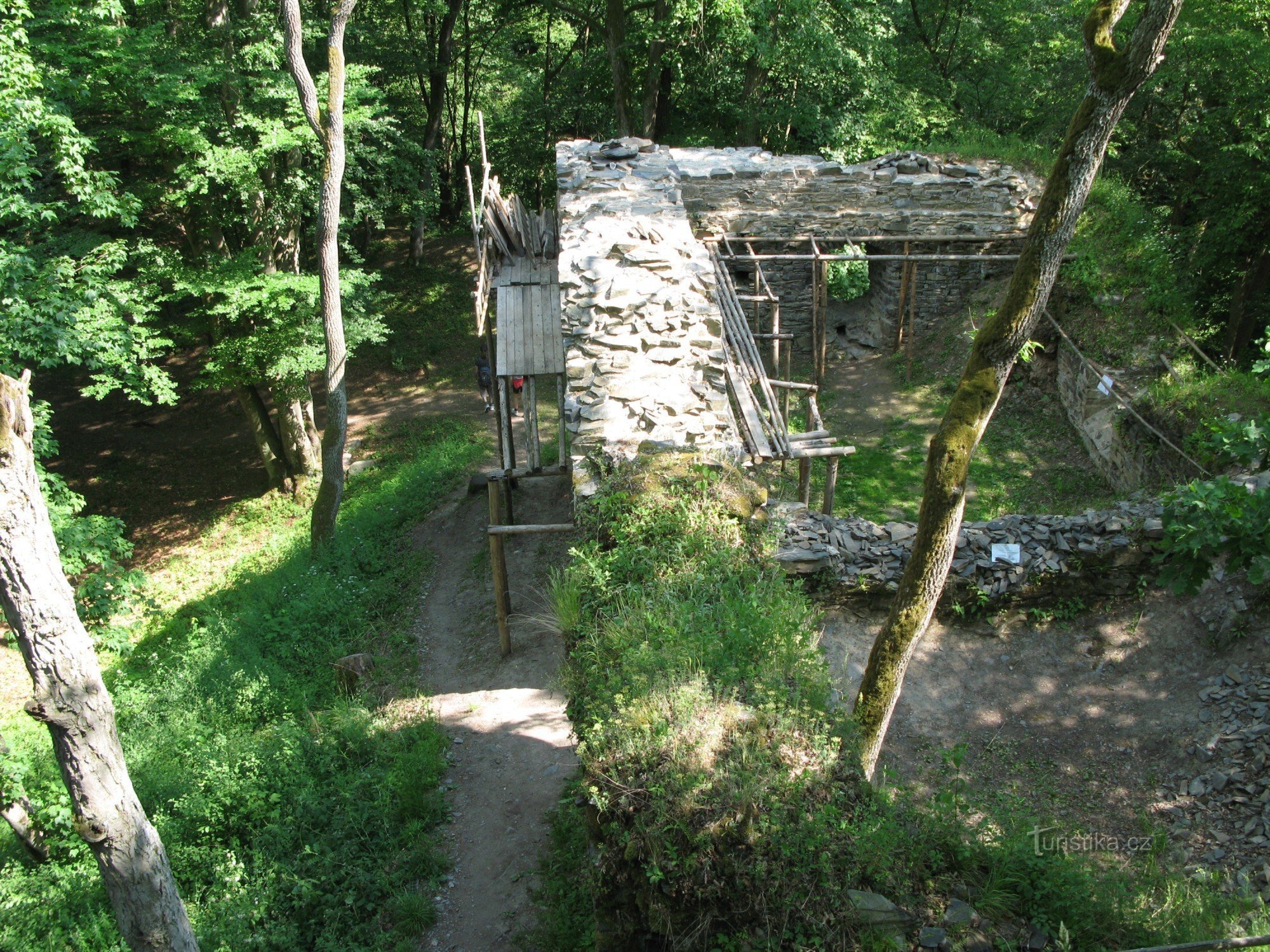 The ruins of Jenčov