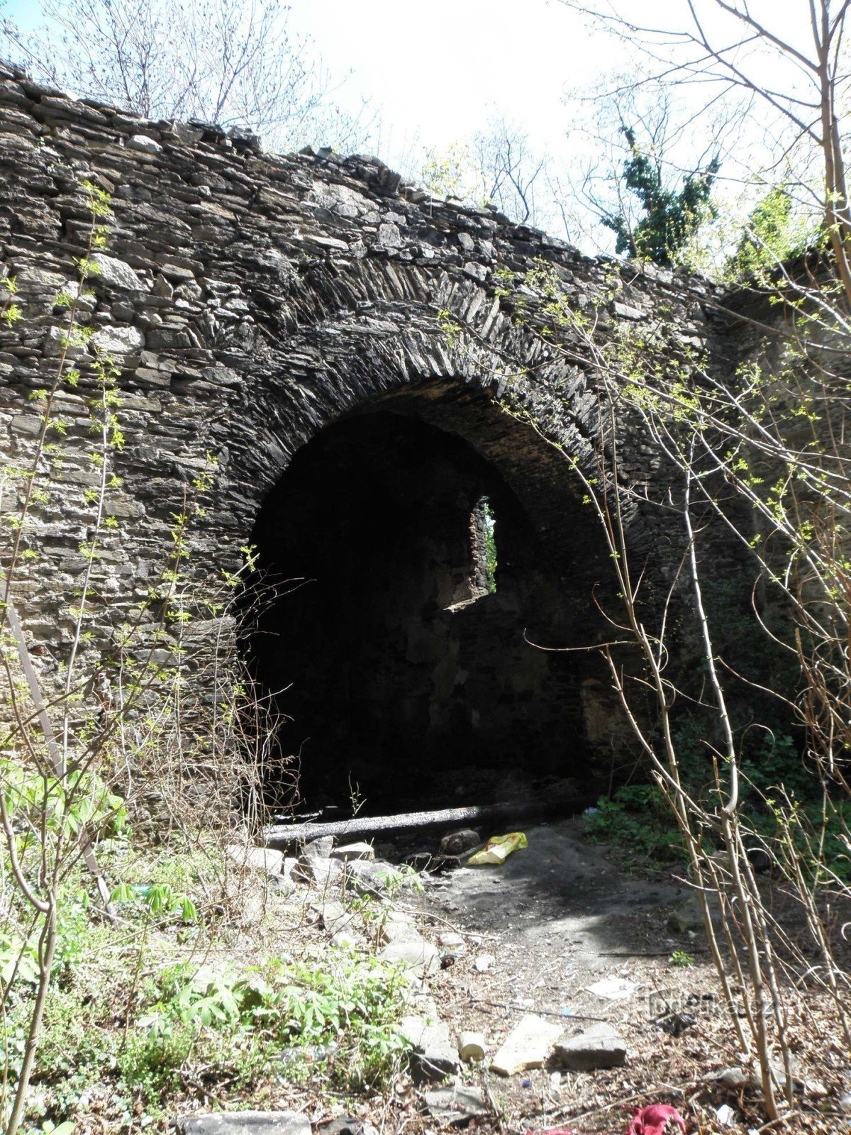 Ruine der Allerheiligenkirche - 20.4.2011