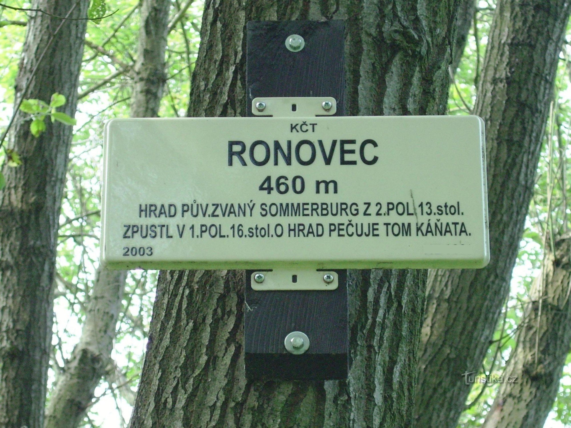las ruinas de Ronovec