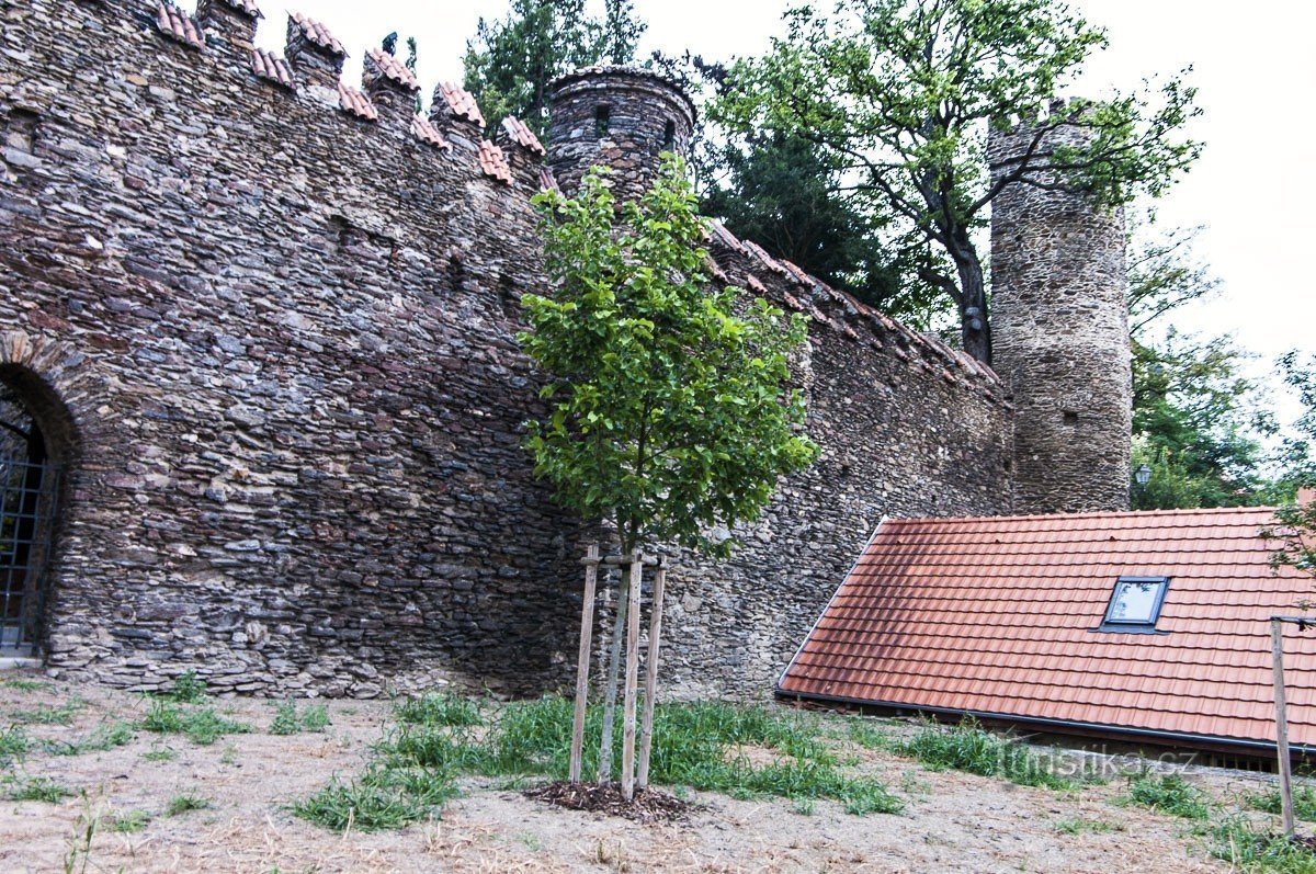 Zruč nad Sázavou - slottspark