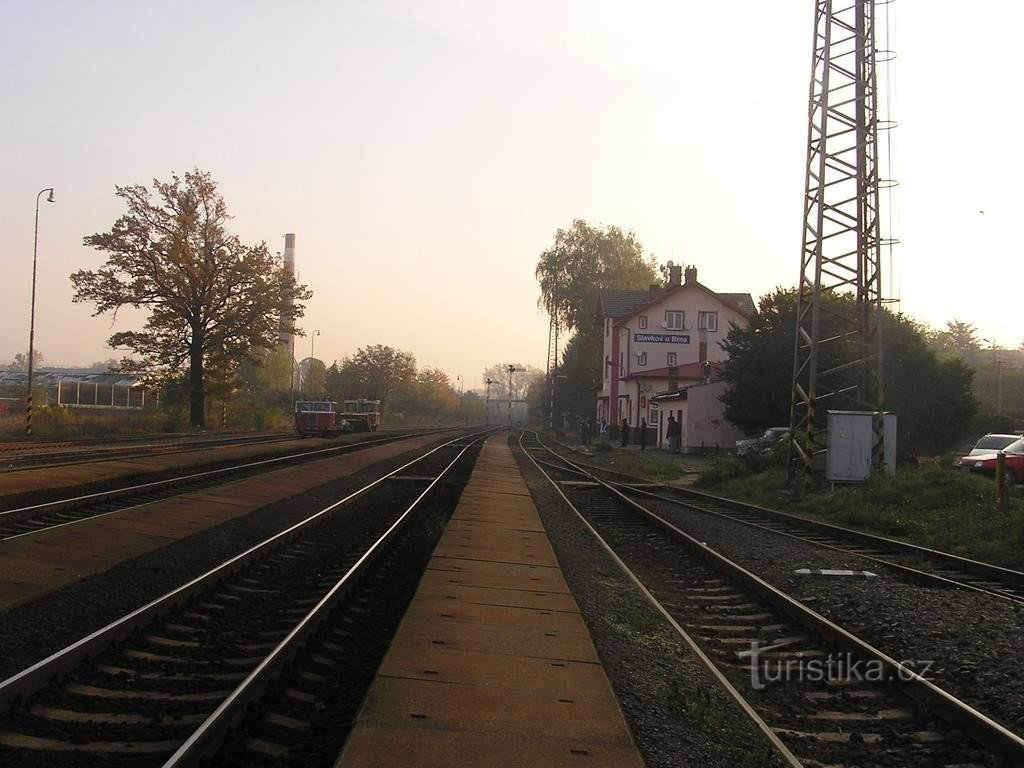 Železnica Slavkov u Brnu - 20.10.2008