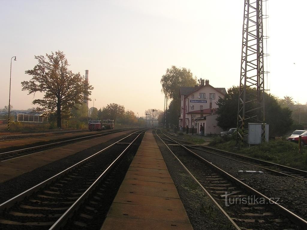 Željeznica Slavkov u Brnu - 20.10.2008