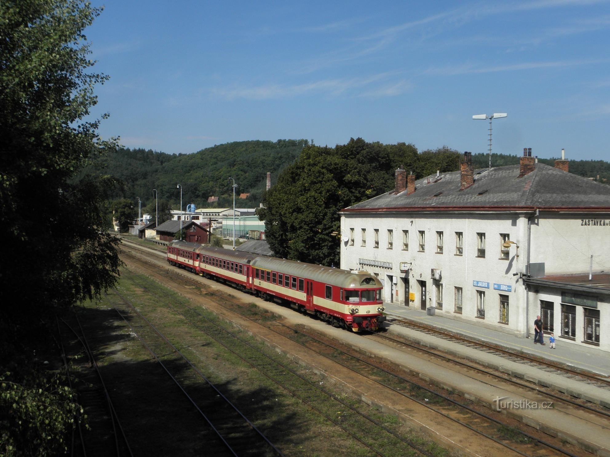 Jernbanestation nær Brno - 17.9.2011