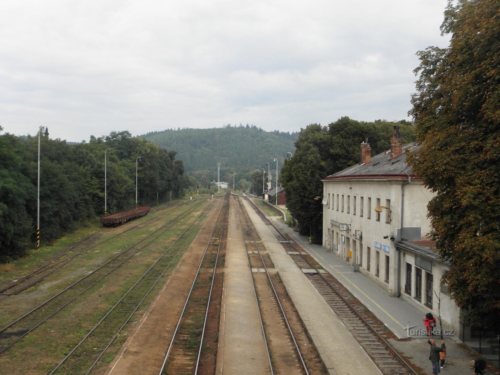 Σιδηροδρομικός σταθμός κοντά στο Μπρνο - 17.9.2011