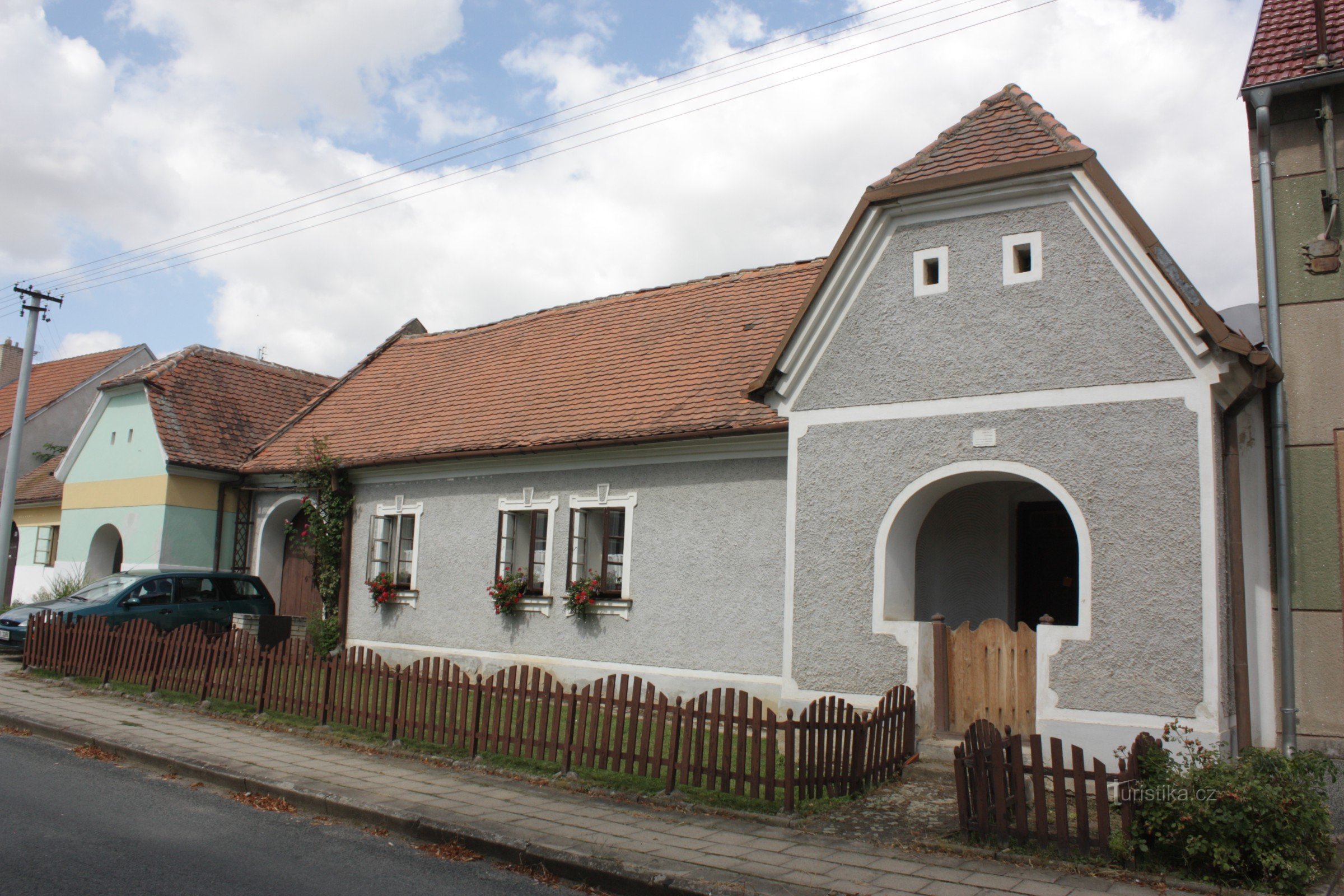 Χαλικό σπίτι Νο. 72 στο Lysovice