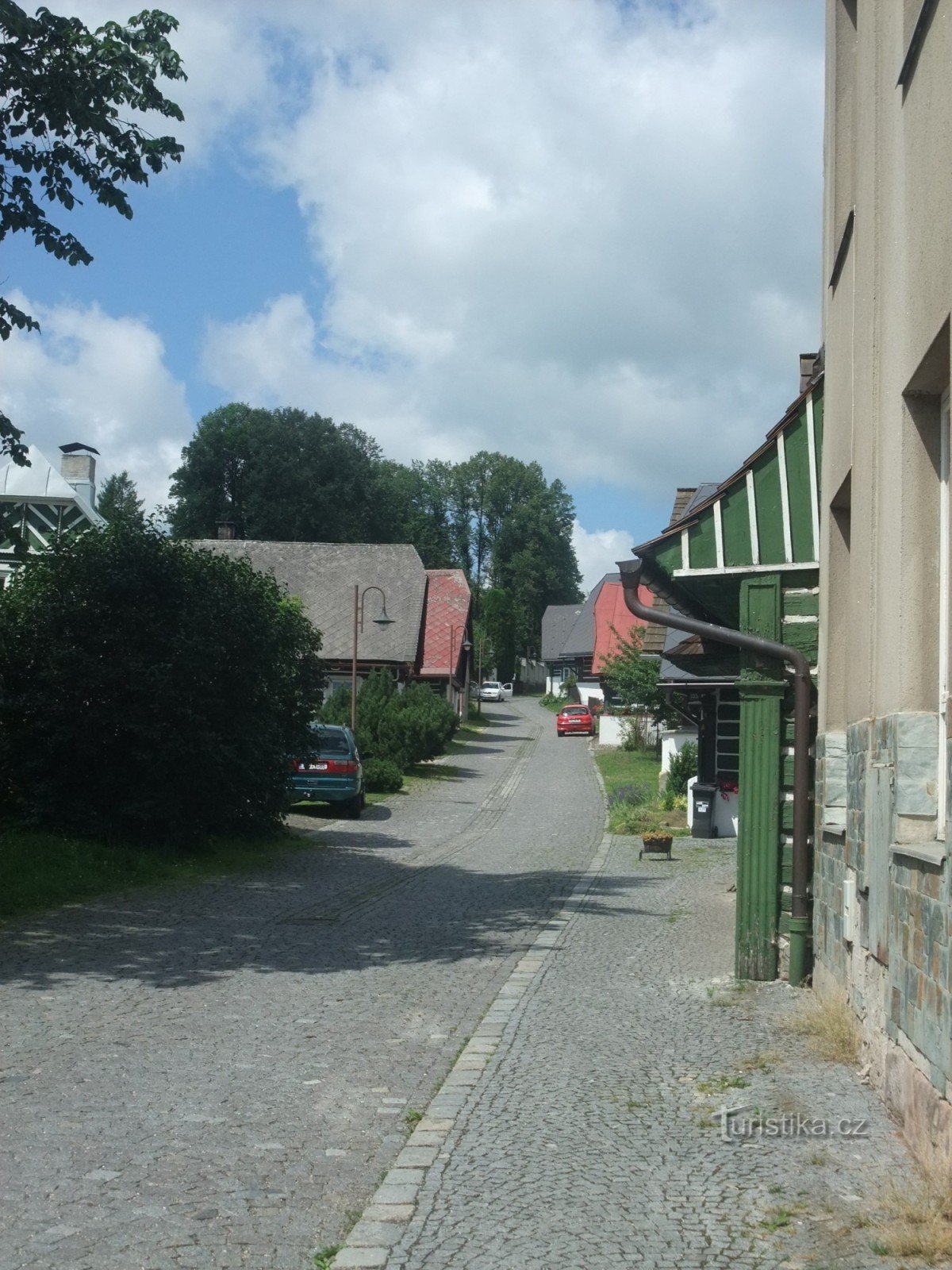 Kuriose Gasse in Jilemnice