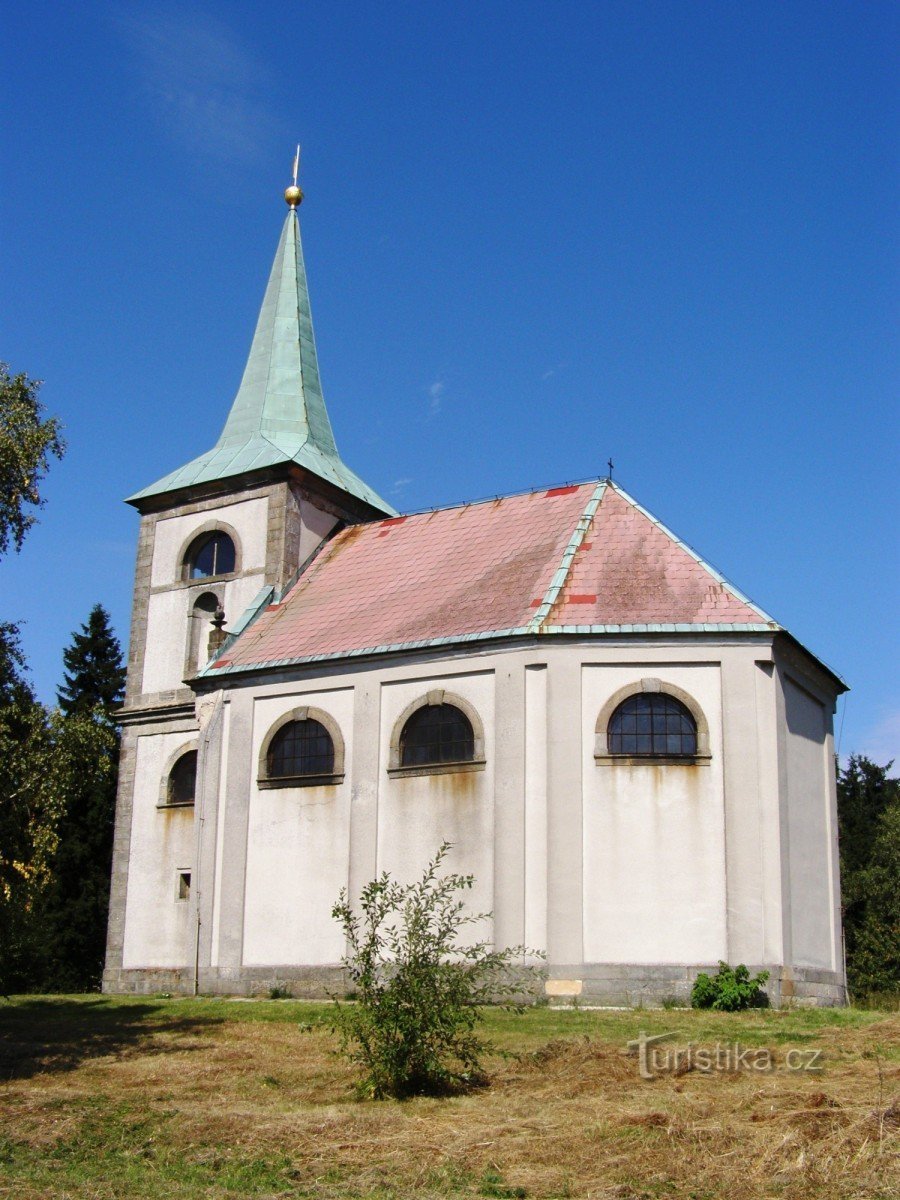 Zvičina - kirken St. Jan Nepomucký