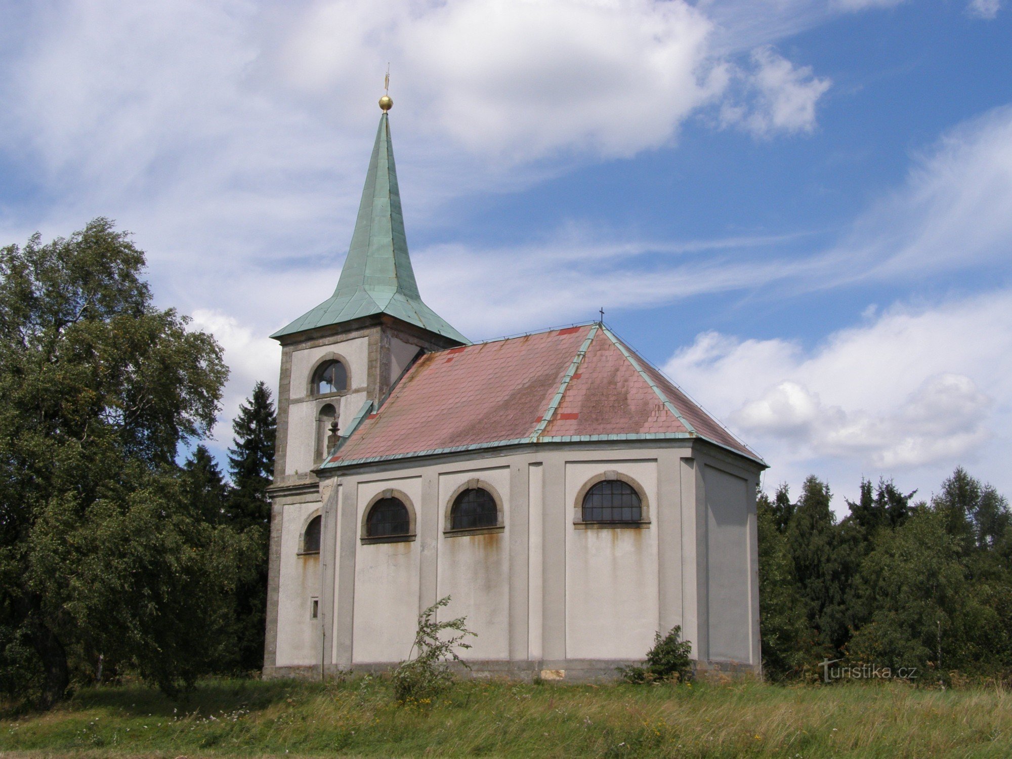 Zvičina - church of St. Jan Nepomucký