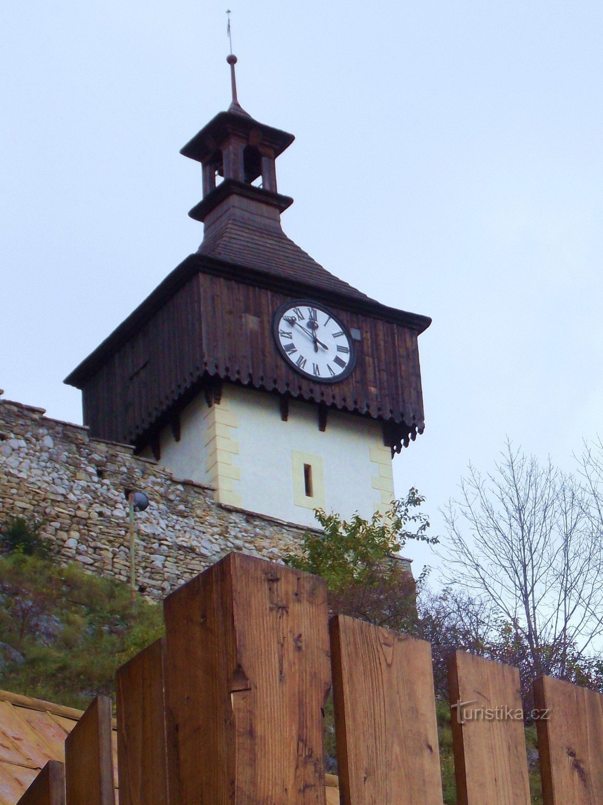 A Szt. templom harangtornya. Bartholomew Štramberkben