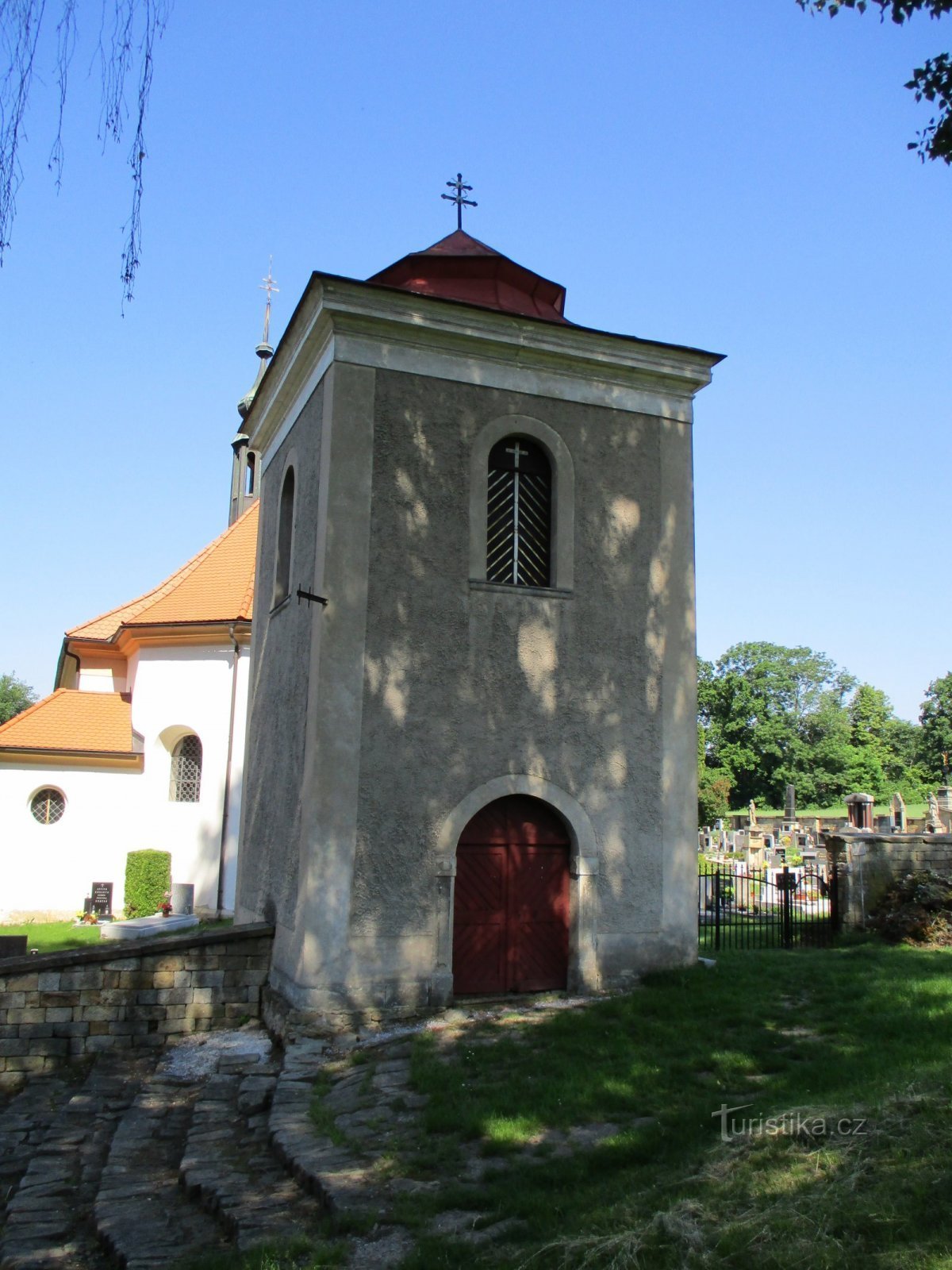 Tháp chuông ở nhà thờ St. Mary Magdalene (Jerice)