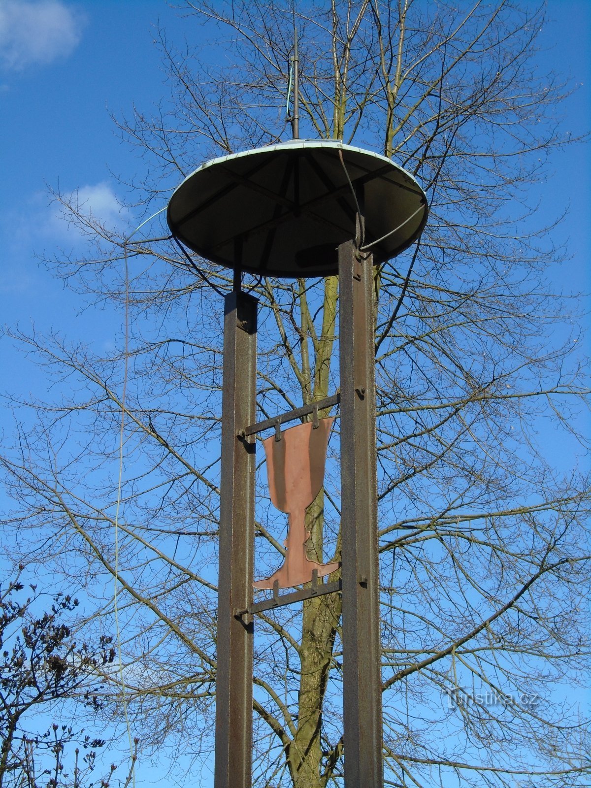 Klokkentoren van de Tsjechoslowaakse kerk (Slatina nad Úpou)