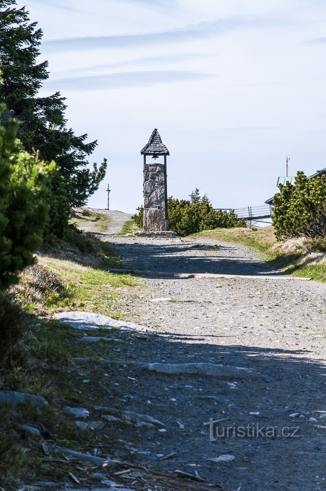 Bell tower on Šerák