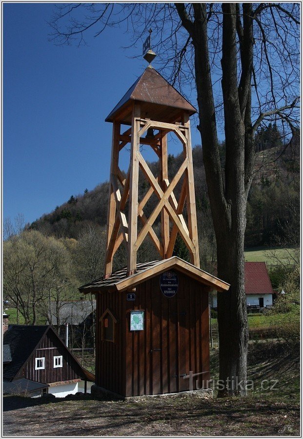 Bell tower in Studnice