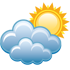 Zataženo, večer přeháňky. Teploty 14/26 °C. Odpoledne vítr z JZ.